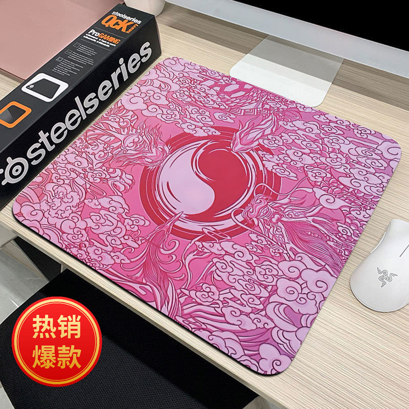 Guochao Esports Tiger Mouse Pad Chicken CSGO コンピュータノートブックキーボードゲームパッド男性 FPS デスクパッドドロップシッピング|undefined