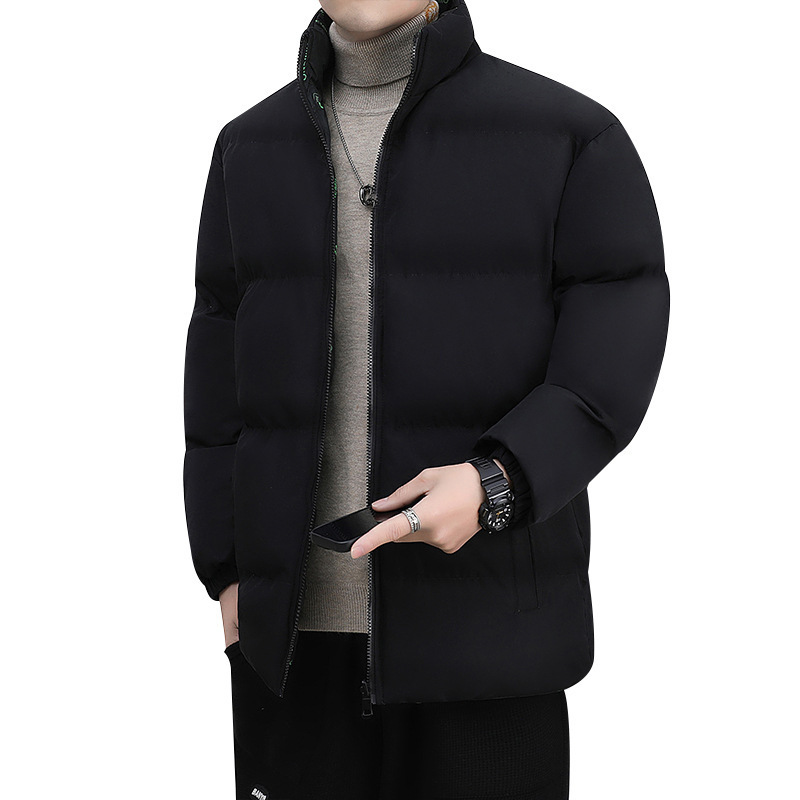 2024 nuevo impulso de doble cara de ropa de algodón chaqueta de hombre gruesa ropa de algodón cálida suelta collar versátil para resistir el frío