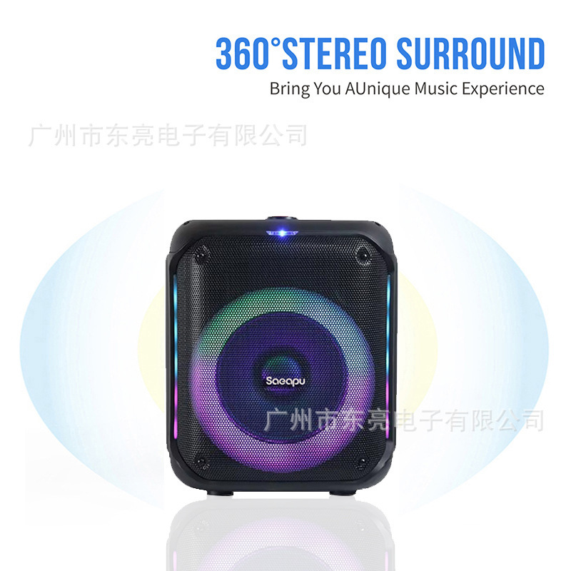 TTD-K8屋外ハイパワーbluetoothスピーカー8インチ多機能家庭k歌LEDスピーカー大音量サブウーファ|undefined
