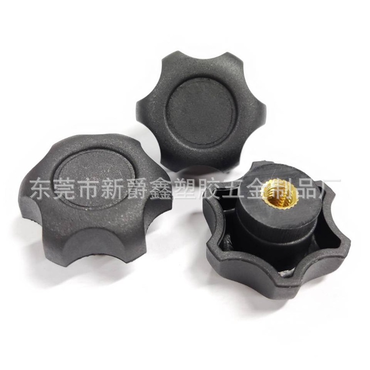 m8m6m5塑料手拧螺母梅花手柄螺母尼龙手拧螺母胶头螺母厂家