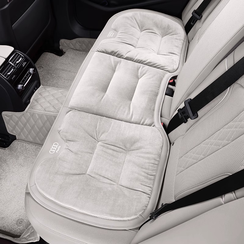 for Audi — Audi Seat cushion, seat cover - audi-flannel-cushion-rice-white-rear-1pc