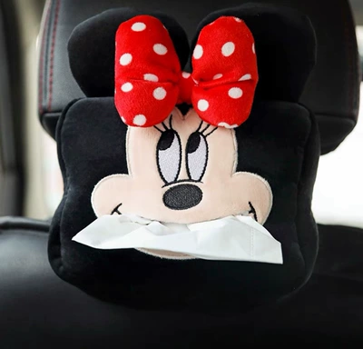 Car tissue box/set — cute pet car-mounted armrest box - mini-elastic-waistband-style