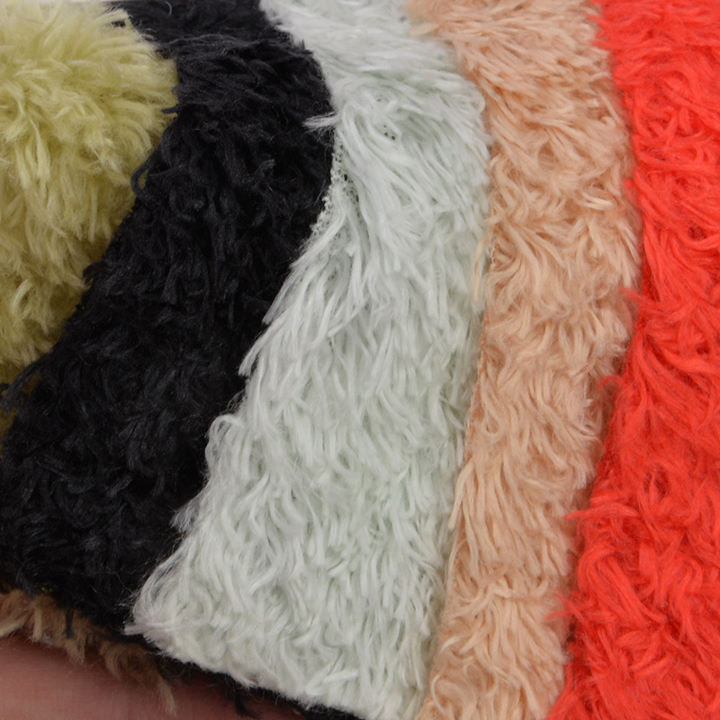 工厂现货鸟毛绒毛绒面料 玩具箱包睡衣服装绒布布料