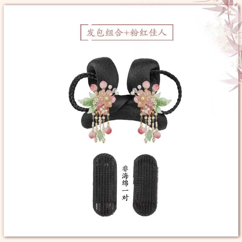 한 쌍의 헤어 액세서리