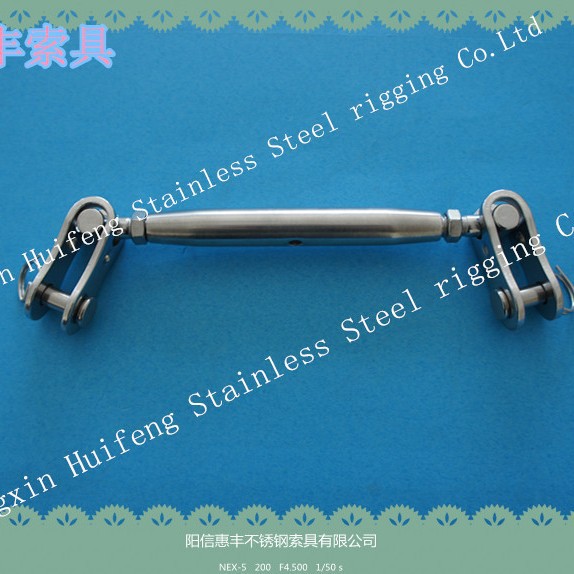 不锈钢欧式封闭花兰螺栓 摆头/摆头封闭花篮螺丝螺旋扣