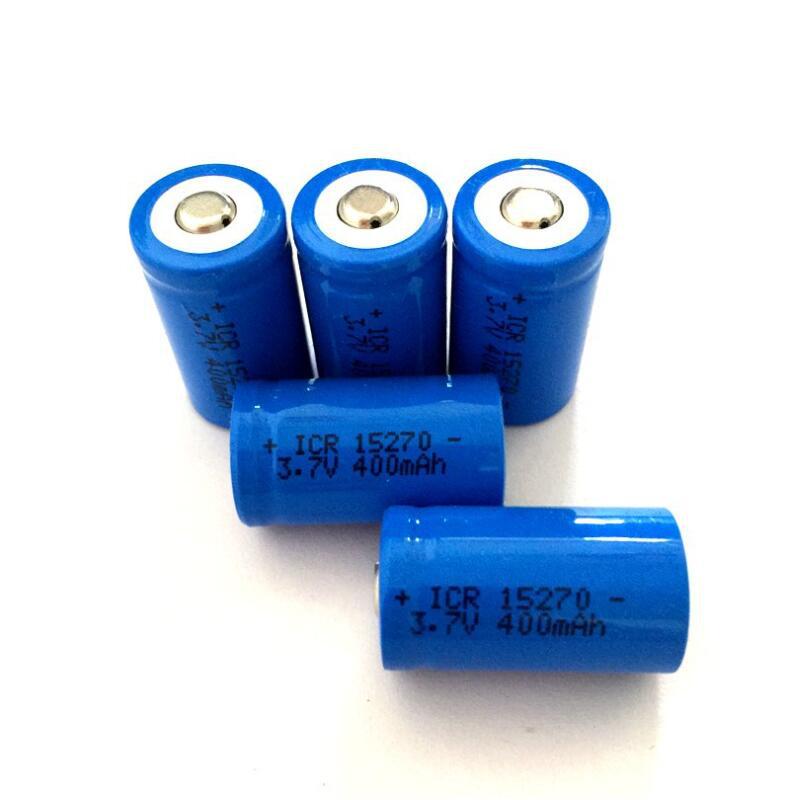 15270充电锂电池400mAh CR2 3.7V拍立得照相机碟刹锁红外线测距仪