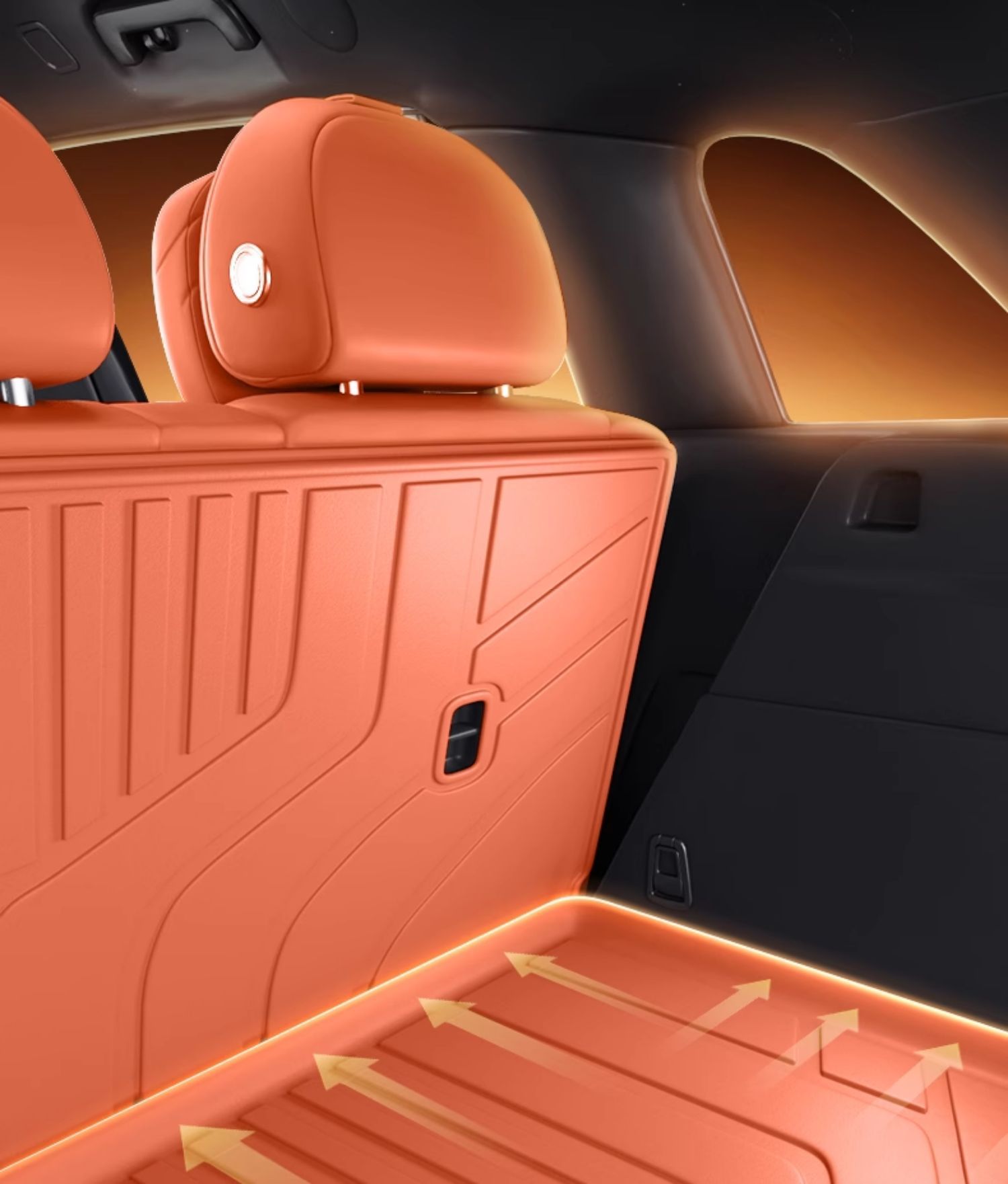 Suitable for Qiyuan Q07 Trunk Mat Tpe Changan Automobile 2025 New Trunk Mat Modified Decorative Foot Mat Supplies