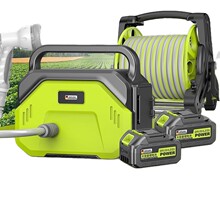 德国芝浦浇菜浇水机充电式抽水泵农村菜地农用浇地灌溉抽水机倾福