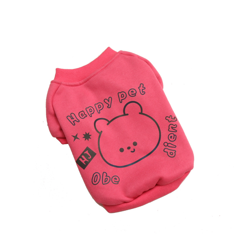 Ropa de mascotas, ropa de perro, ropa reflectante, camisetas de oso, ropa de algodón de otoño y invierno, artículos para perros pequeños, al por mayor