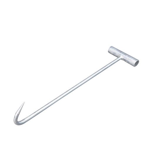 Galvanized T-shaped pork hook wholesale, beef and mutton T-shaped hand-pulled hook, butchery lifting meat hook manufacturer