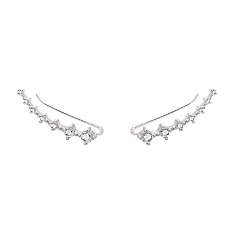 Серьги из циркония A133, компактный дизайн, легкая роскошь, 3,58 см