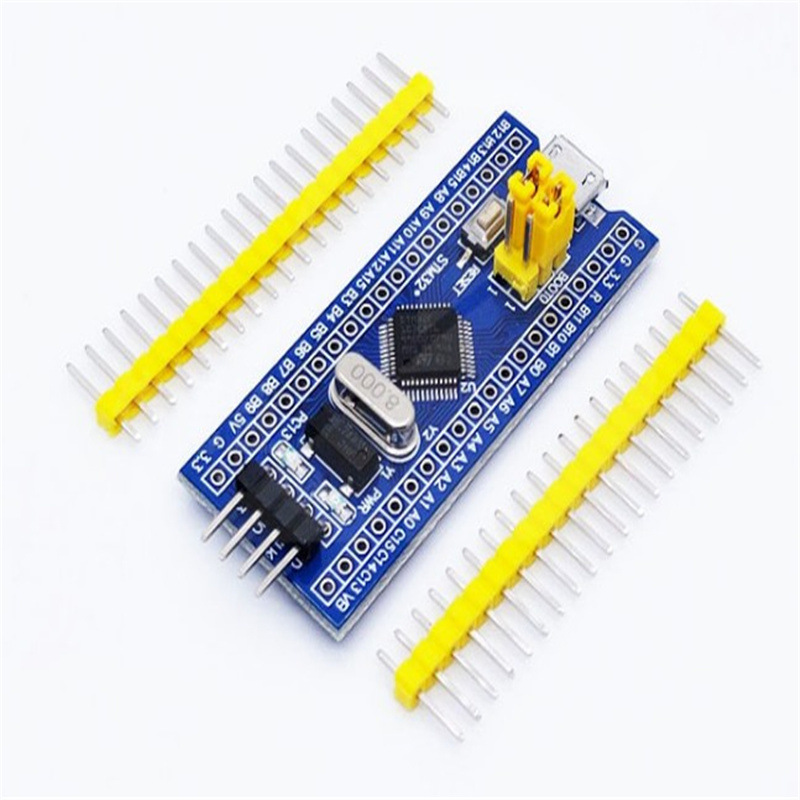 STM32F103C8T6核心板STM32开发板ARM小系统实验板Micro不焊排针