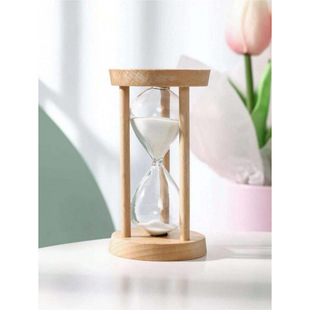 M 27921 Wooden frame anti-fall hourglass ľ�|���ˤɳ©Ӌ�r
