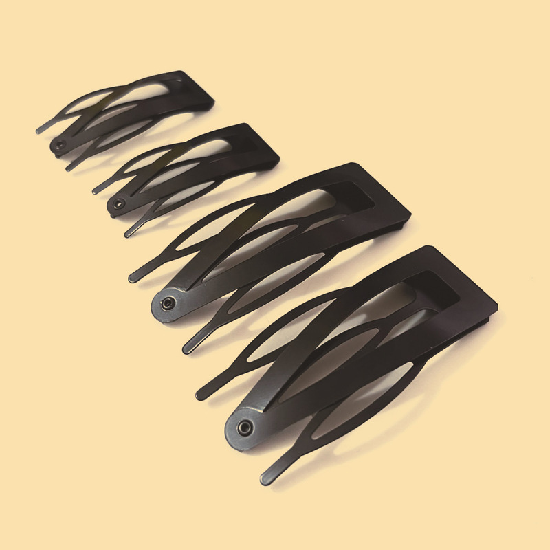 Cross-Border Hot-Selling Metal Snap Hairpin Triangle Fork Comb Clip Hair Styling Tool for Women with Broken Hair Bangs Side Clip Water Drop Bb Clip