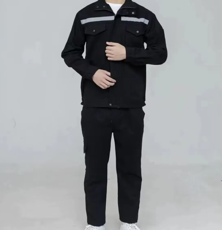中海油劳保工作服套装劳保工作服焊工车间反光条耐磨工装制服|undefined