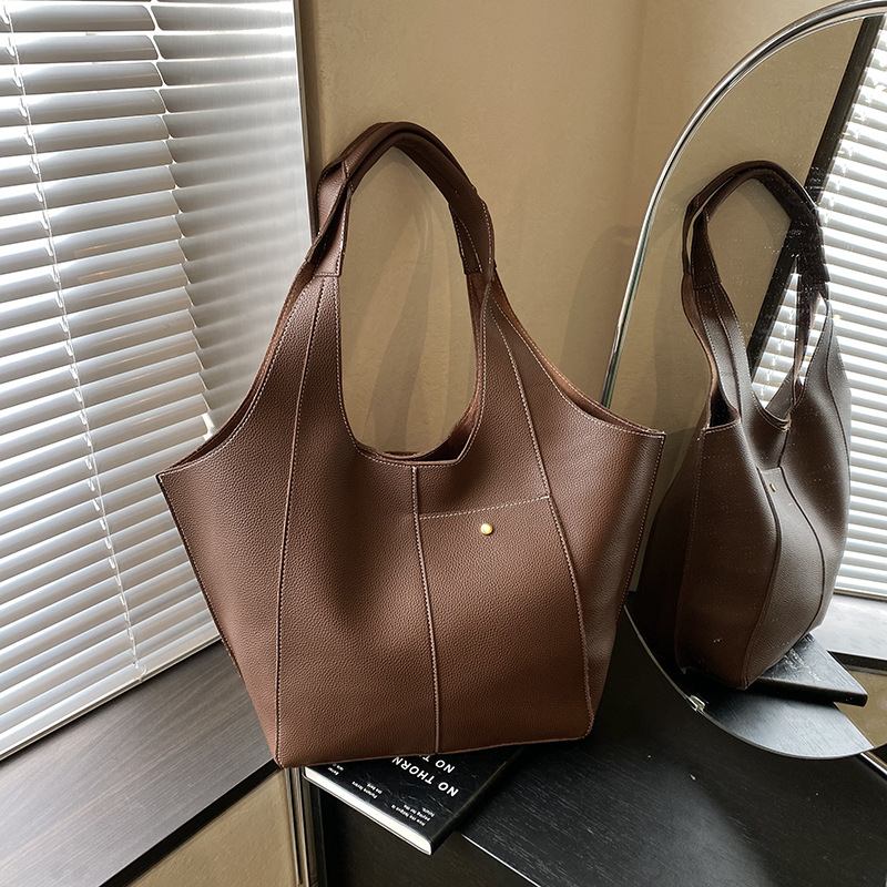 Damen Umhängetasche Mit Knitteroptik Für Die Schulter Vielseitig_voghion.com