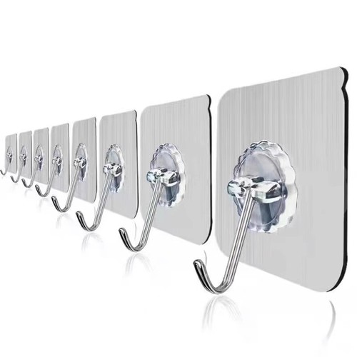 Hook Strong Adhesive No Nailing Heavy Duty Dormitory Home Kitchen Bathroom Wall Mount Hook No Trace