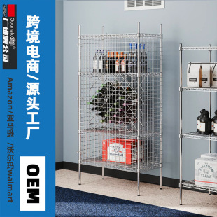North American Winery Storage Reinforced Red Wine Shelves ‌ Metal Can Be Oem Customized Disassembly and Adjustment of Height Cage Wine Rack