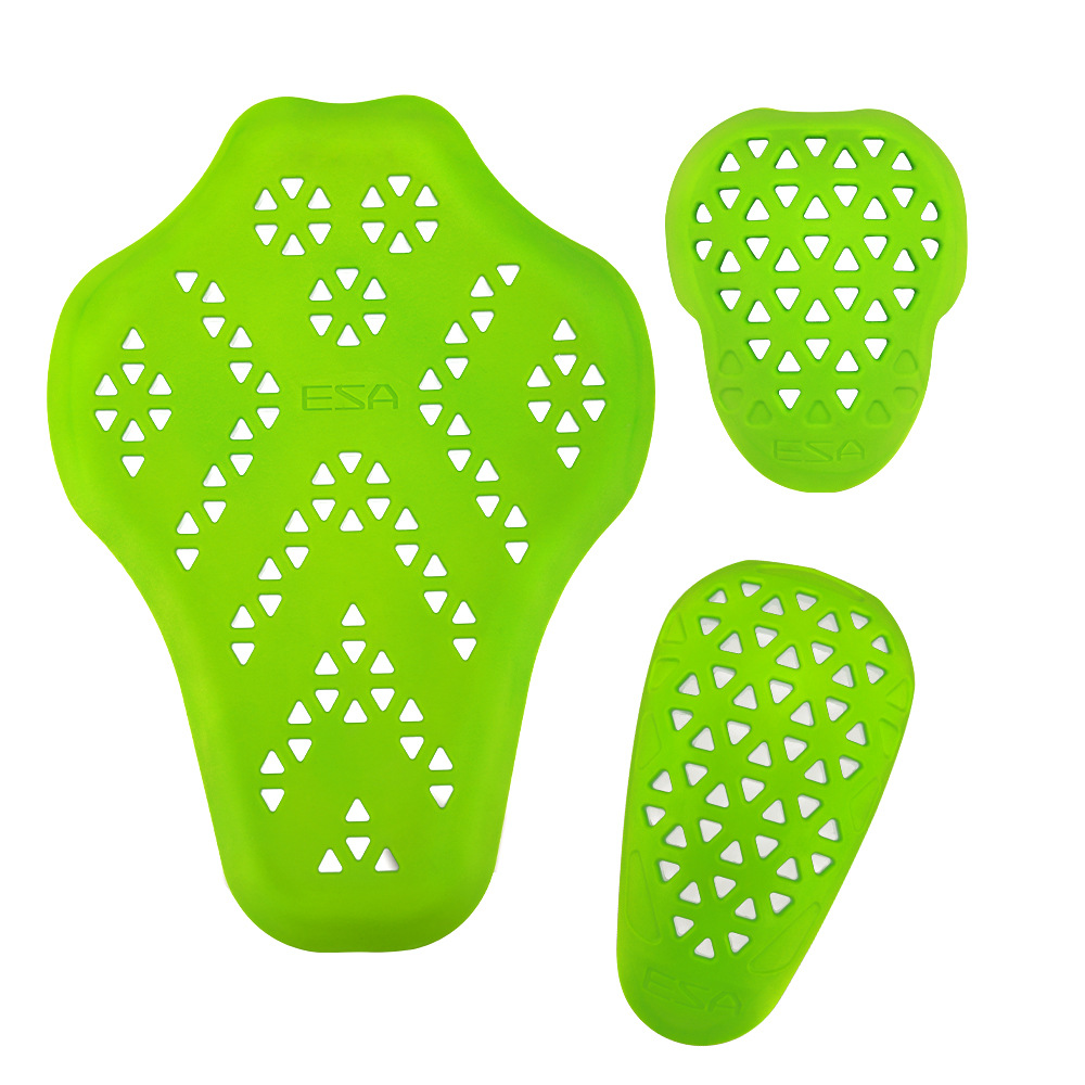 ESA absorción de energía amortiguador protector de motocicleta rodilla protector de codo para motocicleta amortiguador suave protector de impacto