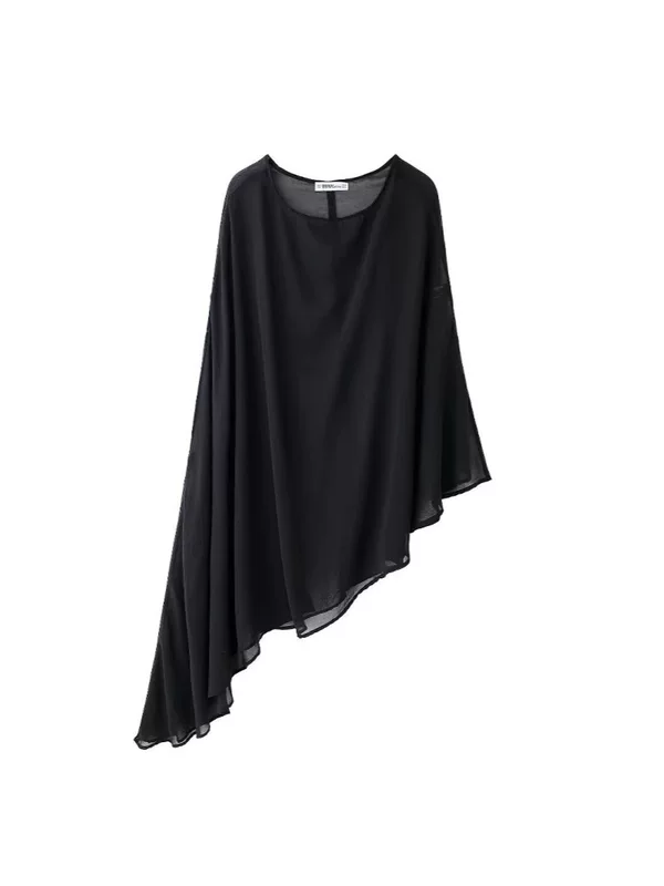 (Кроссбордерный торговый), осеннее асимметричное trench coat, куртка, европейский стиль, свободный крой, солнцезащита