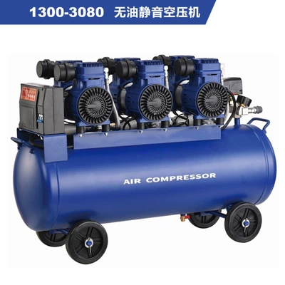 High Efficiency 80L Small Oil Free Silent Professional Air Compressor