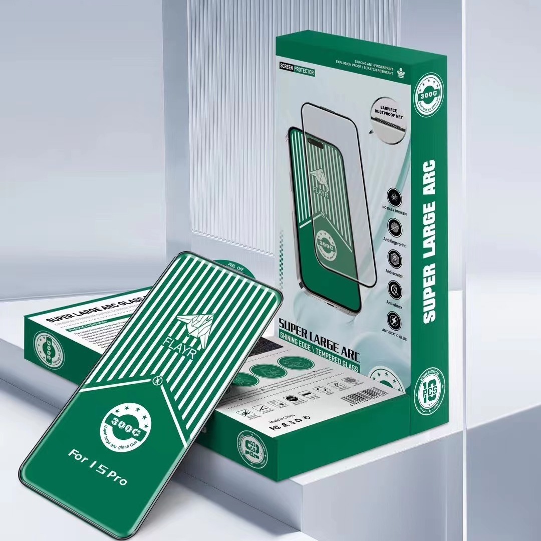 Adecuado para iphone15ProMax película templado Apple 15pro teléfono móvil película cubierta de pantalla completa anti-huella digital anti-caída