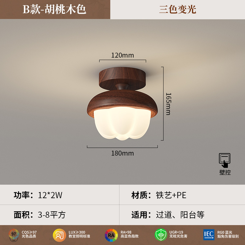 Luces de pasillo, luces de techo de vidrio de estilo antiguo, pasillos, pasillos, pasillos, pasillos, luces de dormitorio, candelabros, luces decorativas de estilo crema francés