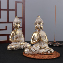 泰国特色东南亚风情释迦牟尼卧佛佛像泰式玄关餐厅装饰品车载摆件