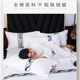 Five-star hotel four-piece hotel quilt cover sheets homestay bedding kit bedding hotel linen wholesale