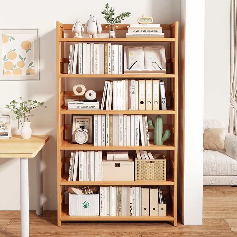 Bookshelf Storage Rack Multi-Layer Floor-Standing Home Living Room Student Dormitory Bookcase Office Simple Wall Storage