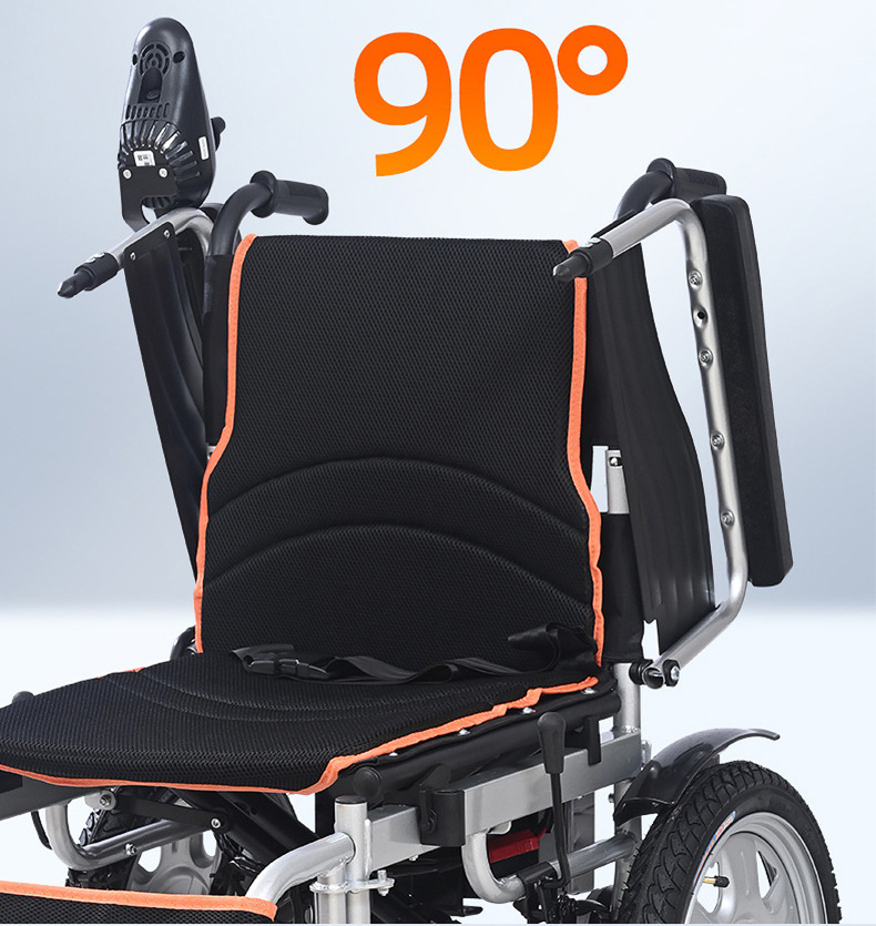Yingkang Electric Wheelchair, Foldableing Lightweight Scooter for Disabled People and the Elderly, Intelligent Fully Automatic Four-Wheel Scooter