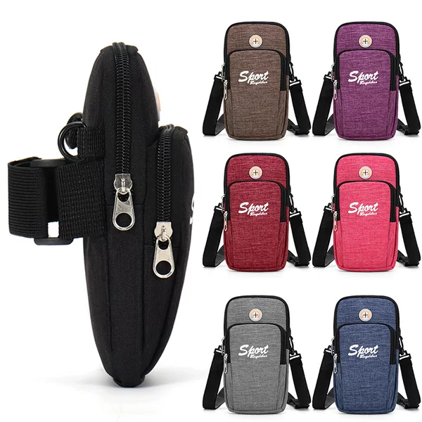 Arm Bag Men's and Women's Running Sports Mobile Phone Bag Wrist Bag Arm Bag Arm Cover Mobile Phone Bag Outdoor Equipment Fitness Handbag