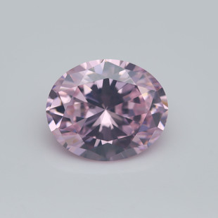 Oval Light Pink Zircon Egg-Shaped Cubic Zirconia Synthetic Gemstone Loose Stone Jewelry Ring Inlay Wholesale