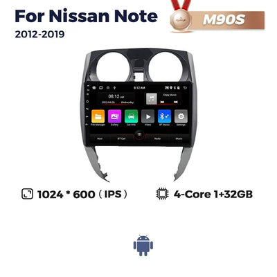 Suitable for Nissan Note 2012-2019 Nissan Sunny Car Android Smart Navigation System Carplay (DVD Navigation) - m90s-132-quad-core-wifi-version