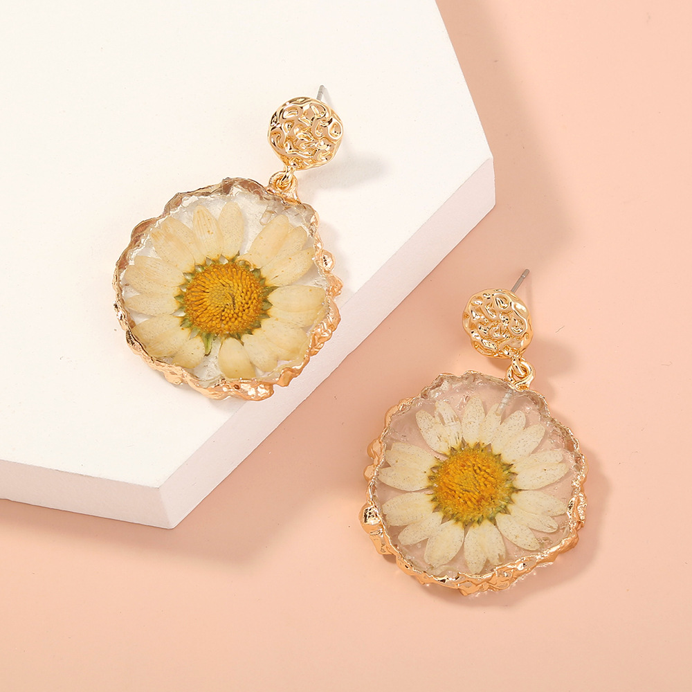 New Fashion Style Flower Pendant Earring display picture 6