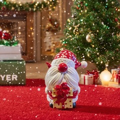 越境新型クリスマス創意装飾家の精霊置物デスクトップサンタクロースプレゼント樹脂工芸品