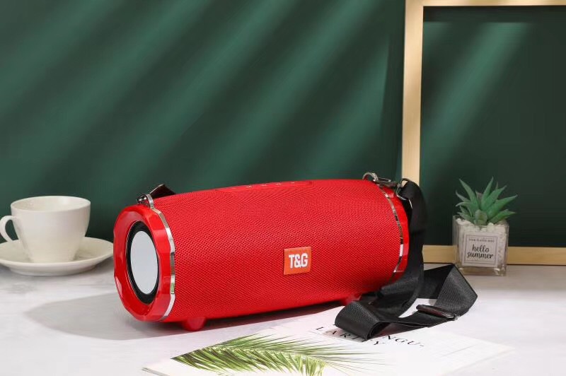 TG187 tela altavoz bluetooth al aire libre subwoofer impermeable doble diafragma de alta calidad de sonido portátil tarjeta T conectable sonido de llamada