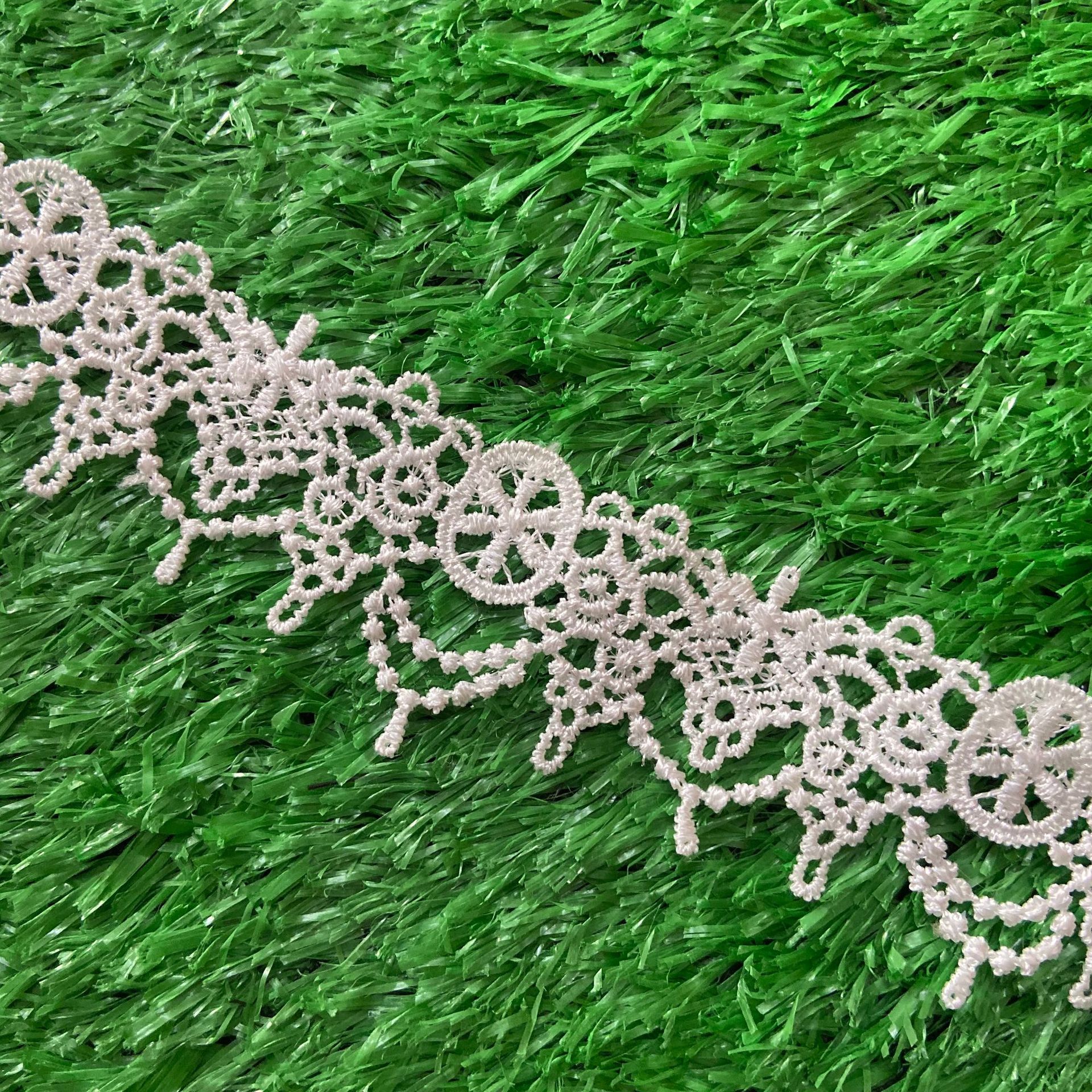 lace trin 时尚涤光花边 服装礼服家纺童装刺绣绣花辅料 厂家直供