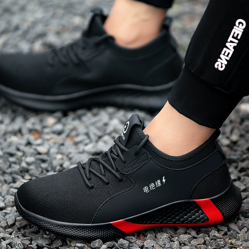 Изолированная обувь, защита от ударов и проколов, изоляция, 10 кВ, рабочая защитная клетчатая летняя дышащая обувь для электриков