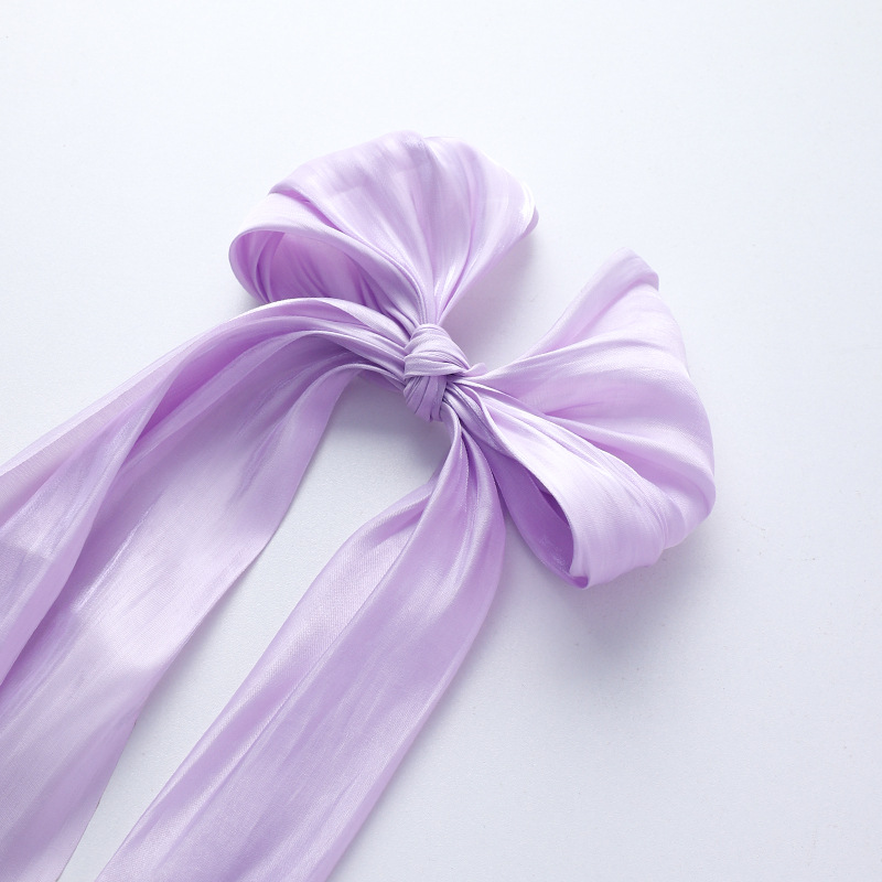 Día de la madre de siete colores 520 nuevos productos Perlas francesas Nieve satén tela arco floristería decoración de bricolaje material floral