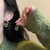 Advanced earrings, light luxury style, high-quality style