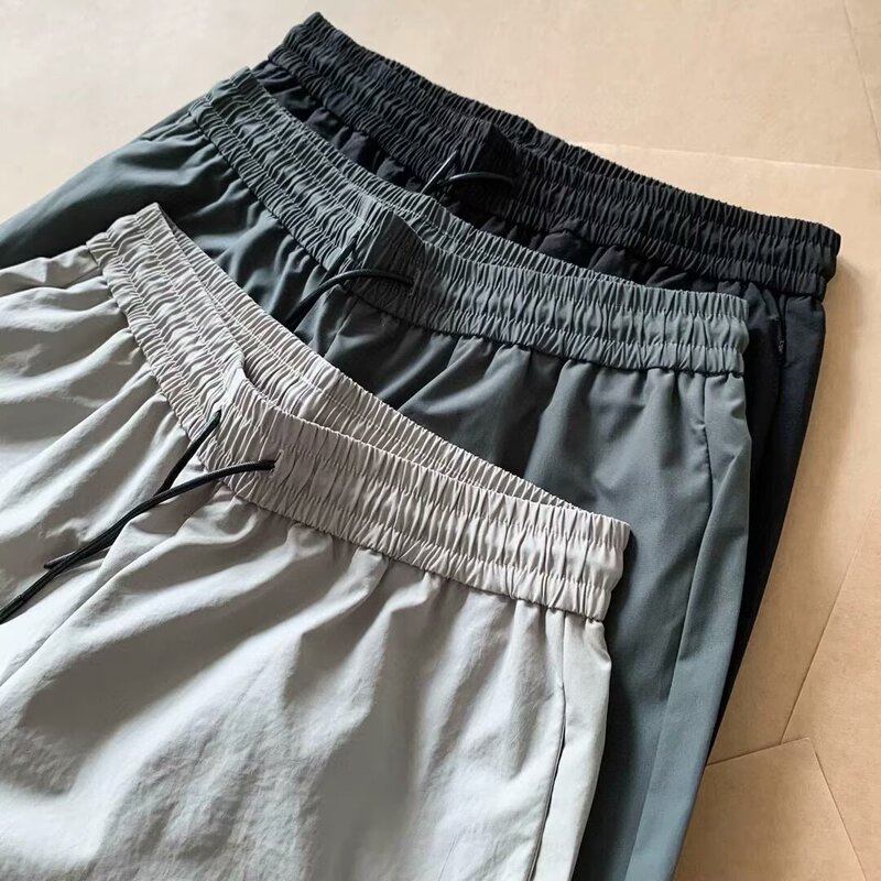 Summer Cool Casual Men's New Outdoor Lightweight Quick-Dry Loose Straight Versatile Flared Pants Trendy Summer Cool Casual Men's New Outdoor Lightweight Quick-Dry Loose Straight Versatile Flared Pants Trendy
