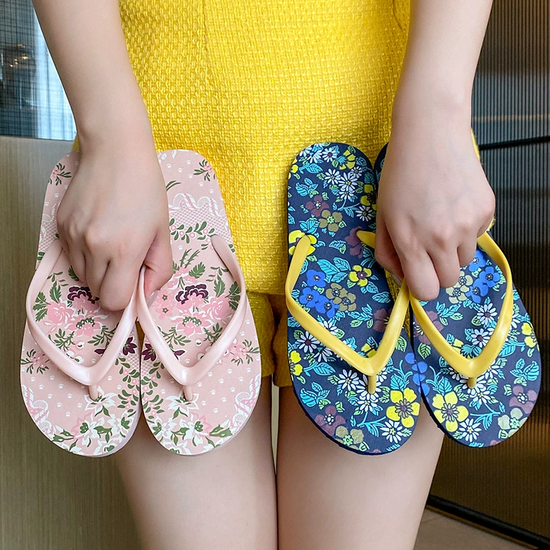 Flip flops, summer mesh non-slip beach fashionable slippers, internet celebrity, for beloved