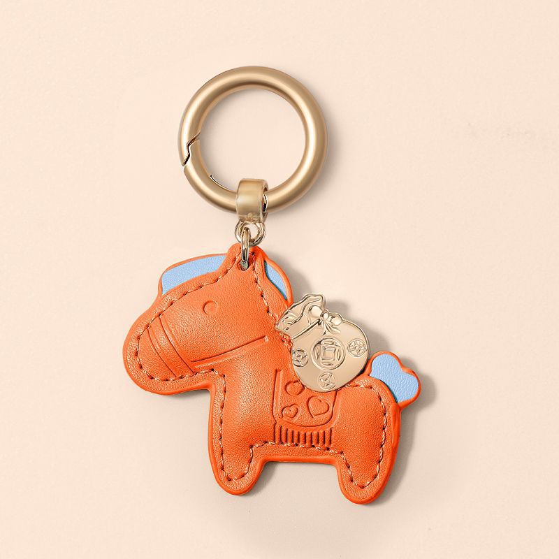 Right Now Rich Auto Leather Cartoon Couple Delicate Small Pendant Accessories Advanced Sense Bag Chain Creative Car Keychain Right Now Rich Auto Leather Cartoon Couple Delicate Small Pendant Accessories Advanced Sense Bag Chain Creative Car Keychain