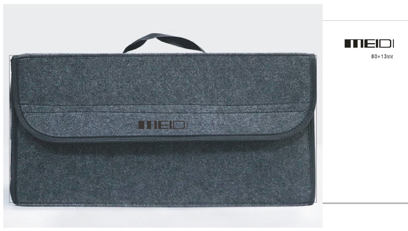 Caja de almacenamiento de coche bolsa de almacenamiento maletero caja de almacenamiento de coche fieltro bolsa de almacenamiento de coche plegable