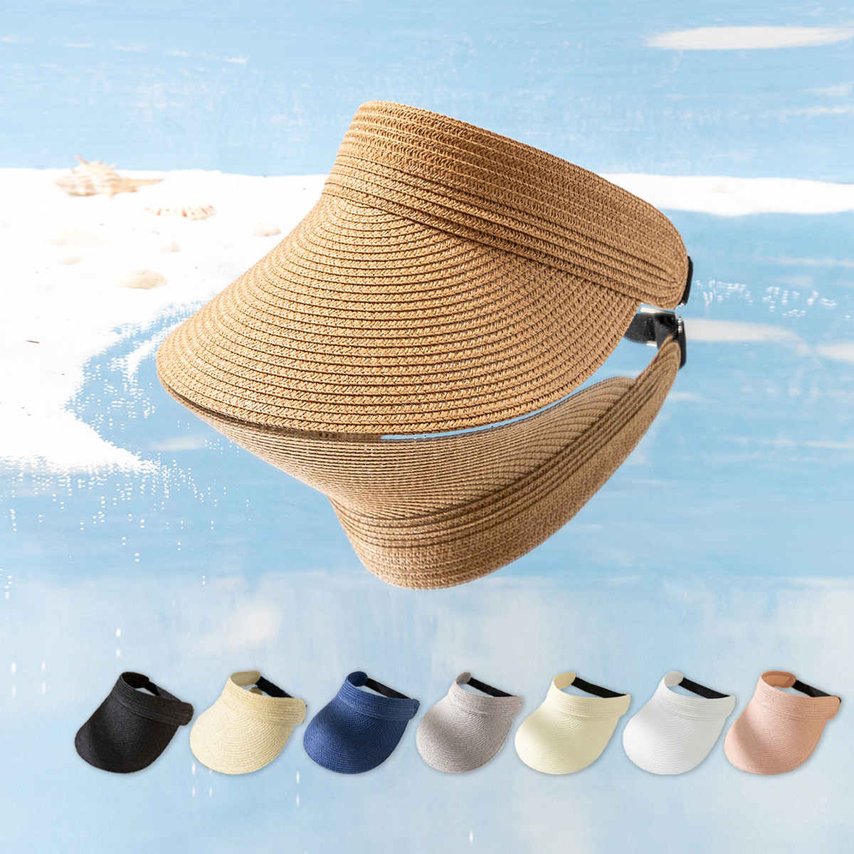 Women's Basic Geometric Solid Color Straw Hat display picture 1