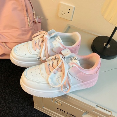 Girls sports shoes White shoes 2022 summer new pattern CUHK skate shoes children shoes Casual shoes Manufactor Direct selling