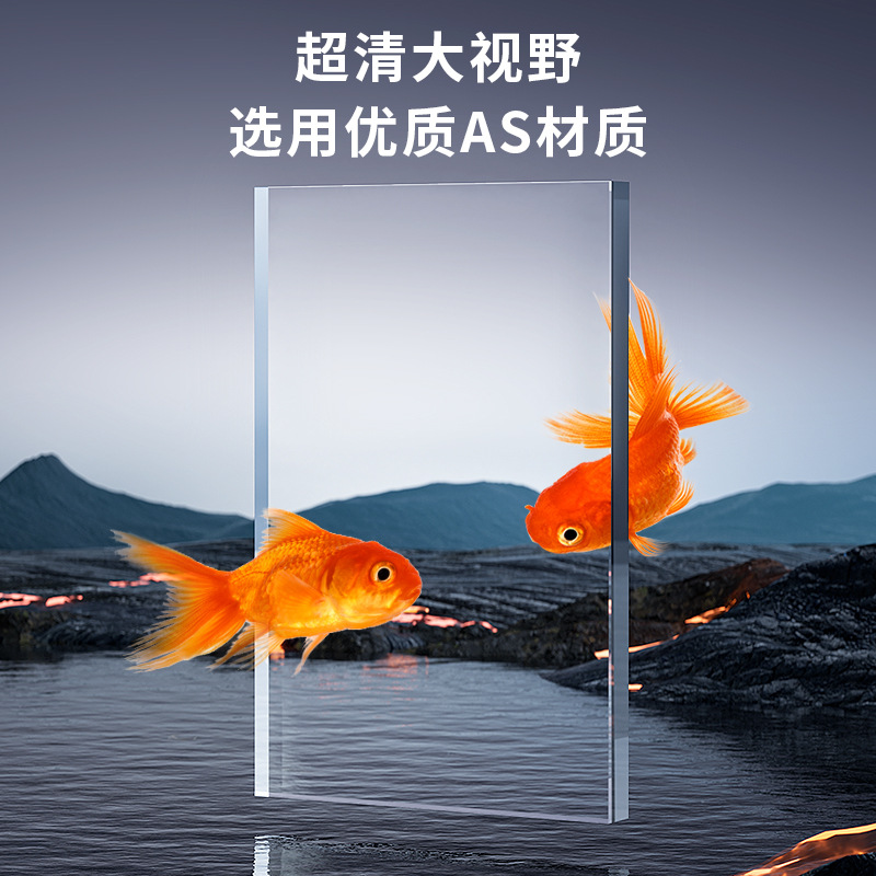 Hogar pequeña pecera sala de estar tanque ecológico conjunto completo de diseño de escritorio tanque de pez dorado oficina tanque de tortuga transparente de alta definición