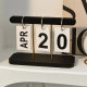 Nordic Style Light Luxury Page Turning Calendar Desk Calendar Ornaments Home Living Room Entrance Office Desktop Wine Cabinet Decorations