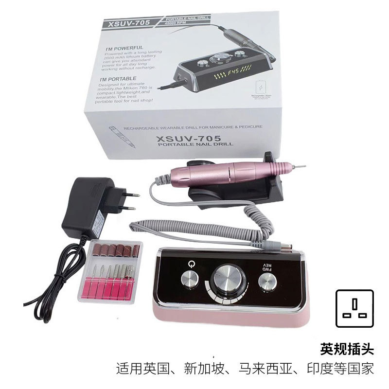 Nuevo amolador de uñas de escritorio amolador de almacenamiento de pantalla 45000RPM amolador de uñas profesional de descarga transfronterizo